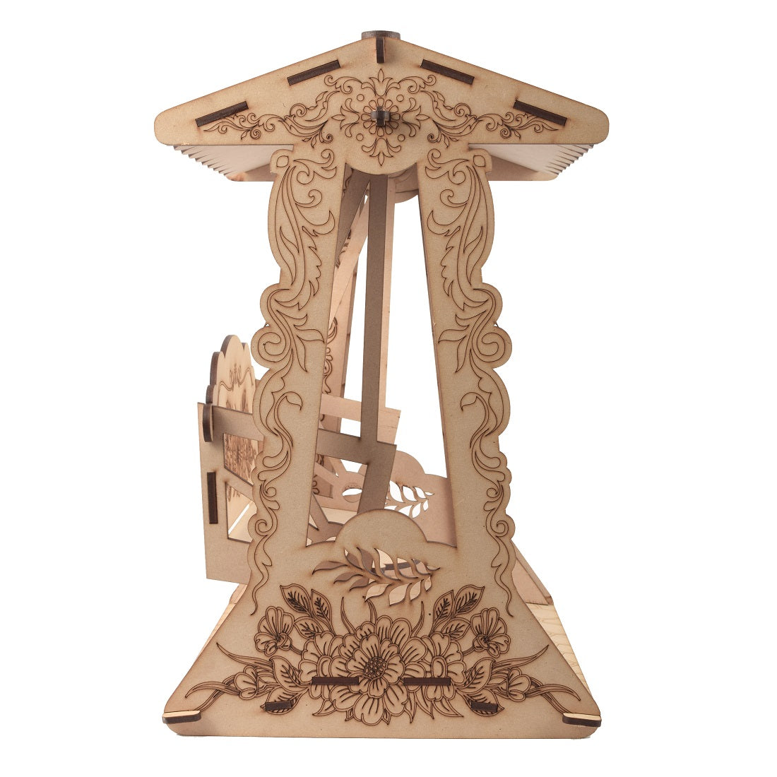 Handcrafted Wooden Showpiece – Elegant Home & Office Décor