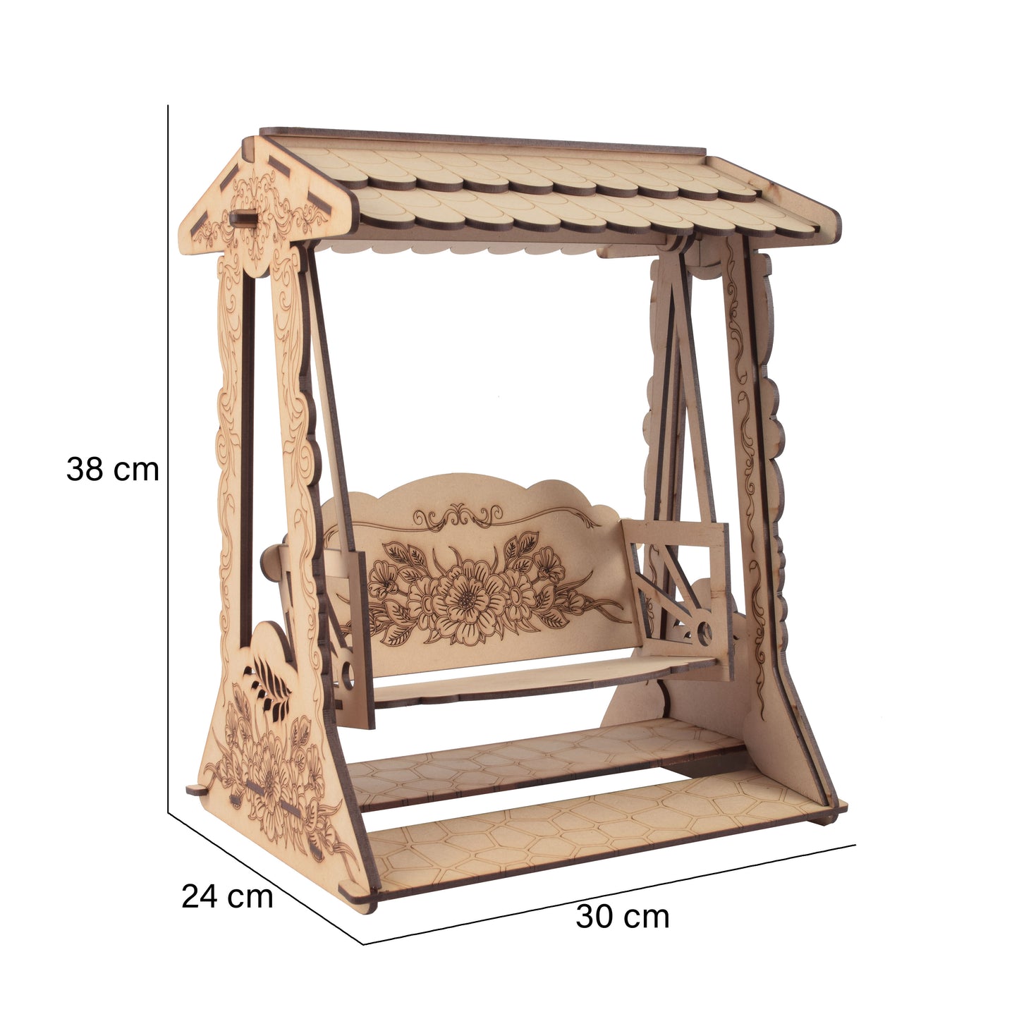 Handcrafted Wooden Showpiece – Elegant Home & Office Décor