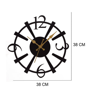 Premium Metal Wall Clock – Silent Sweep Quartz Movement & Modern Decorative Design