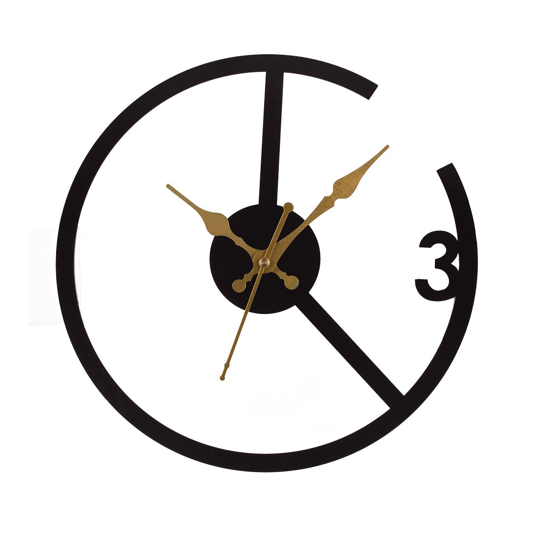 Premium Metal Wall Clock – Silent Sweep Quartz Movement & Modern Decorative Design