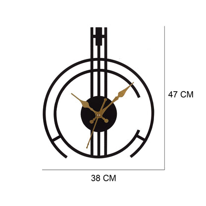 Premium Metal Wall Clock – Silent Sweep Quartz Movement & Modern Decorative Design